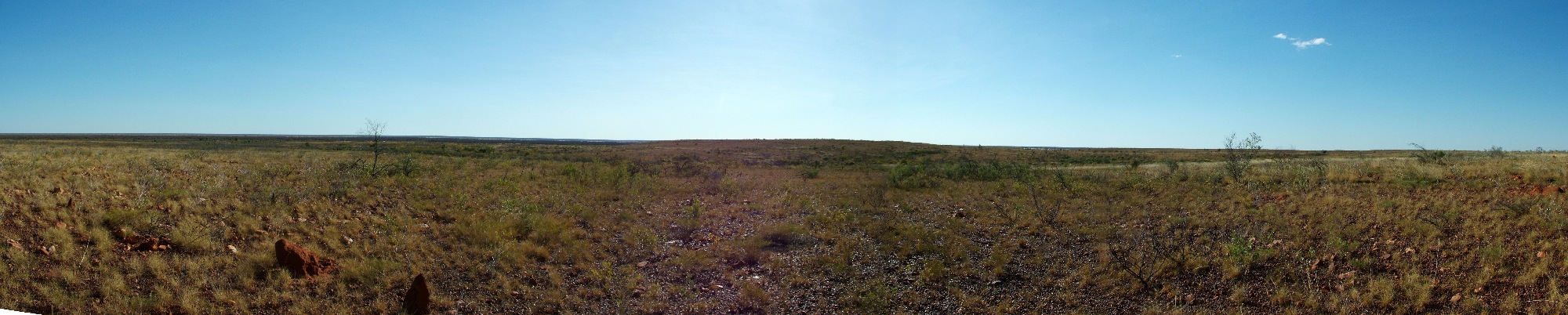 Kelly West Crater panorama from SE rim