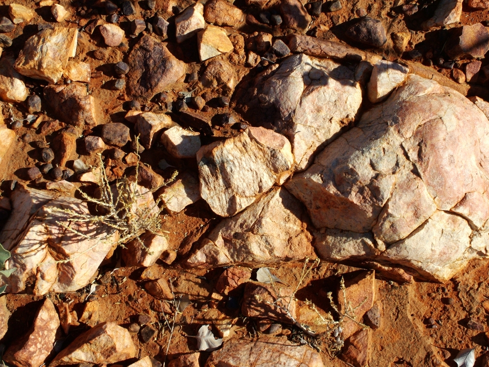 Shocked Rocks at the summit